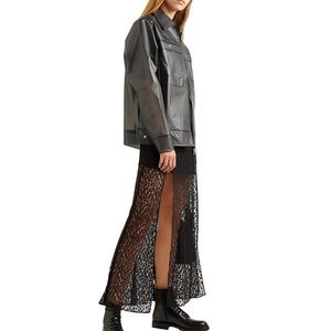 Rains Black Vinyl Waterproof Rain Jacket